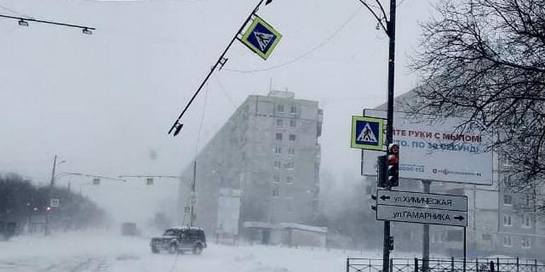 Циклон привёл к транспортному коллапсу в Хабаровском крае