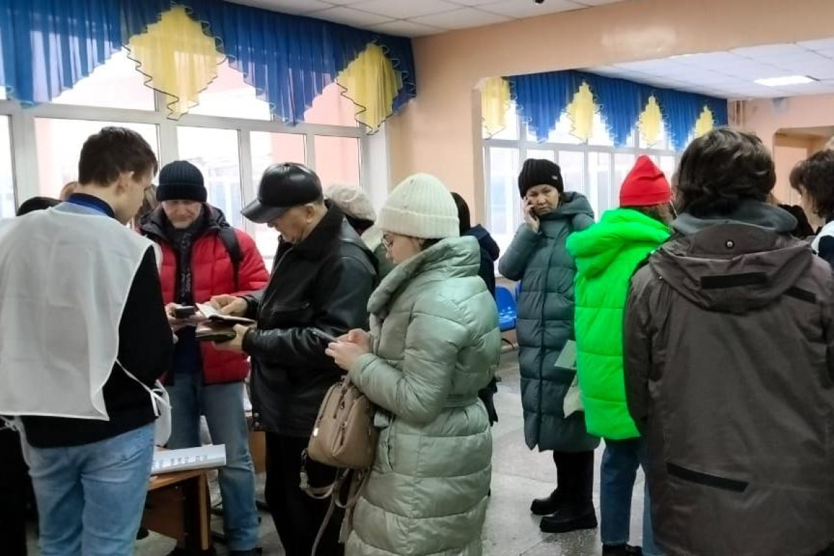 Всей семьёй приходят на выборы в Хабаровском крае