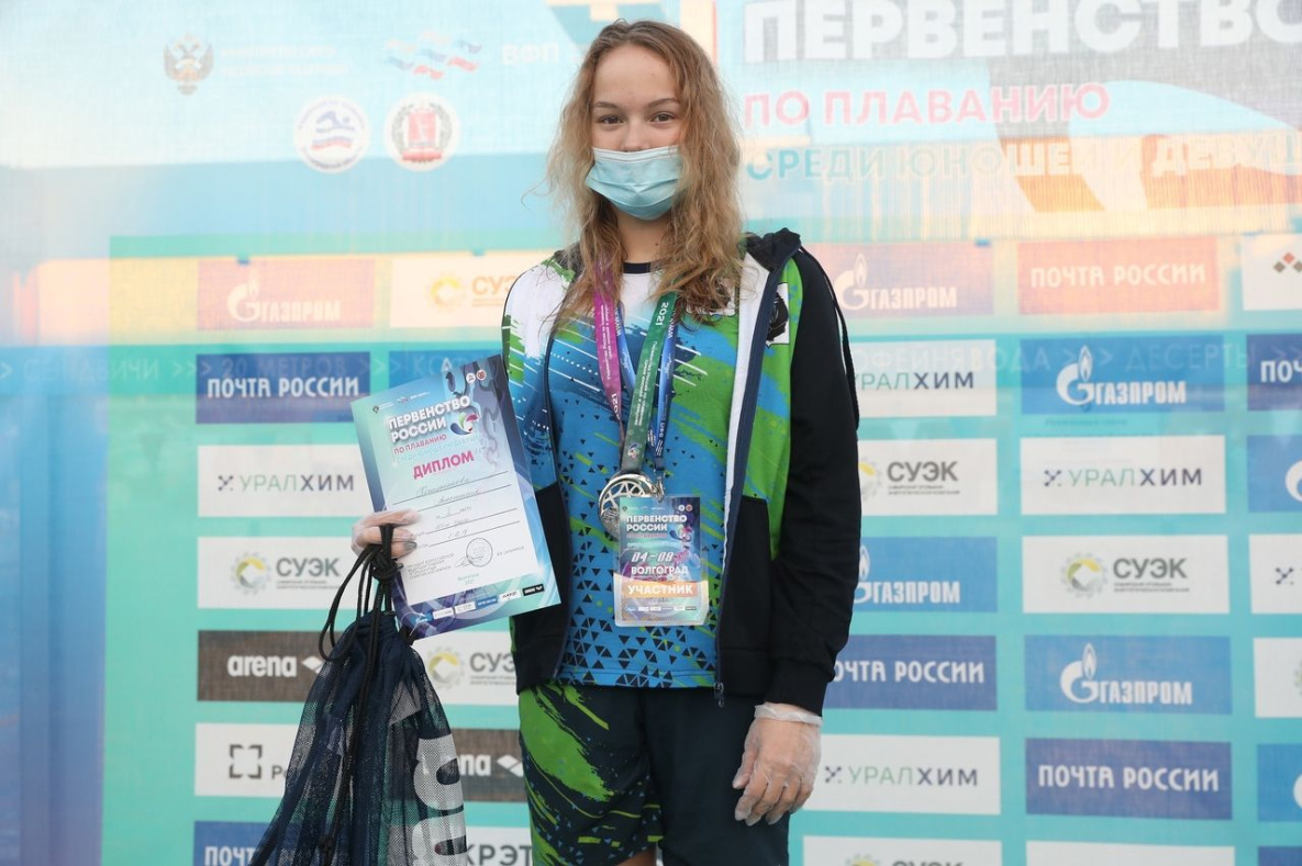 14-летняя хабаровчанка стала звездой Первенства РФ по плаванию