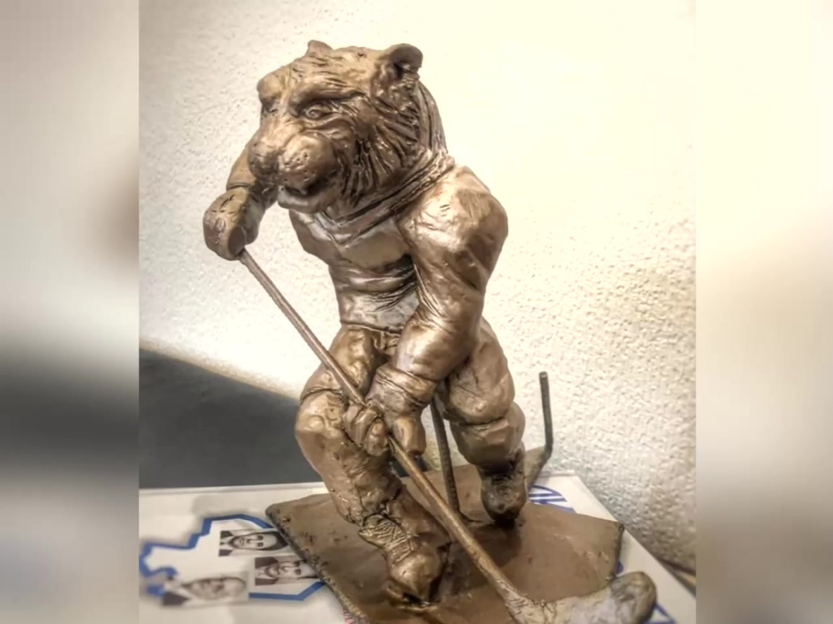 В Хабаровске предлагают поставить тигра с клюшкой