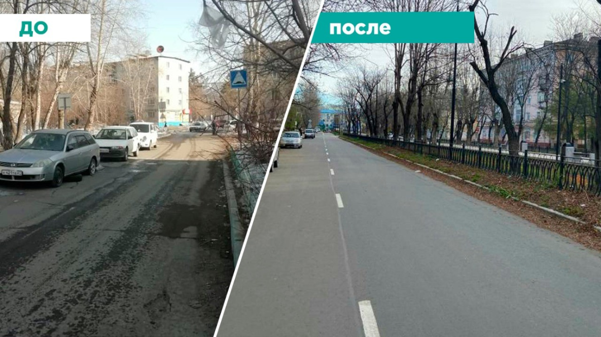 Хабаровский край меняется: новый асфальт на улицах Комсомольска-на-Амуре