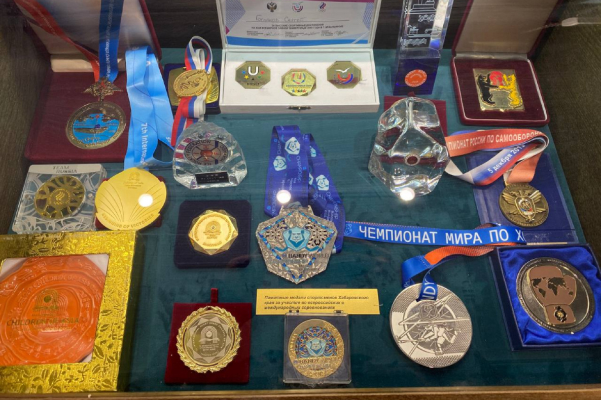 Музей спорта Хабаровского края получил новые экспонаты