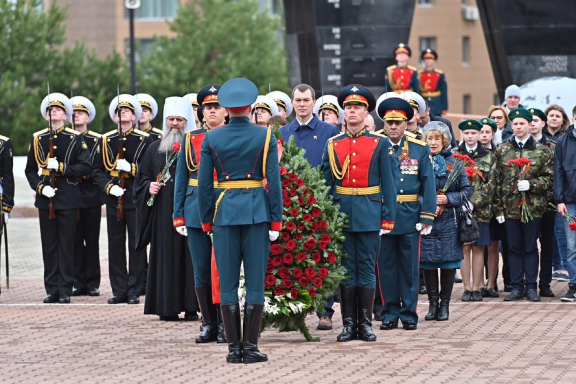 Памятные мероприятия к Дню Победы состоялись в Хабаровске