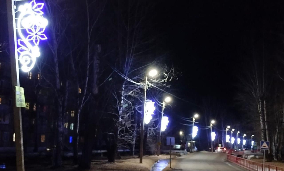 В Калинке Хабаровского района при помощи ТОС появилось декоративное освещение