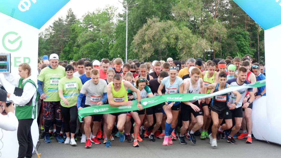 Более полутора тысяч человек пробежало «Зеленый марафон» в Хабаровске