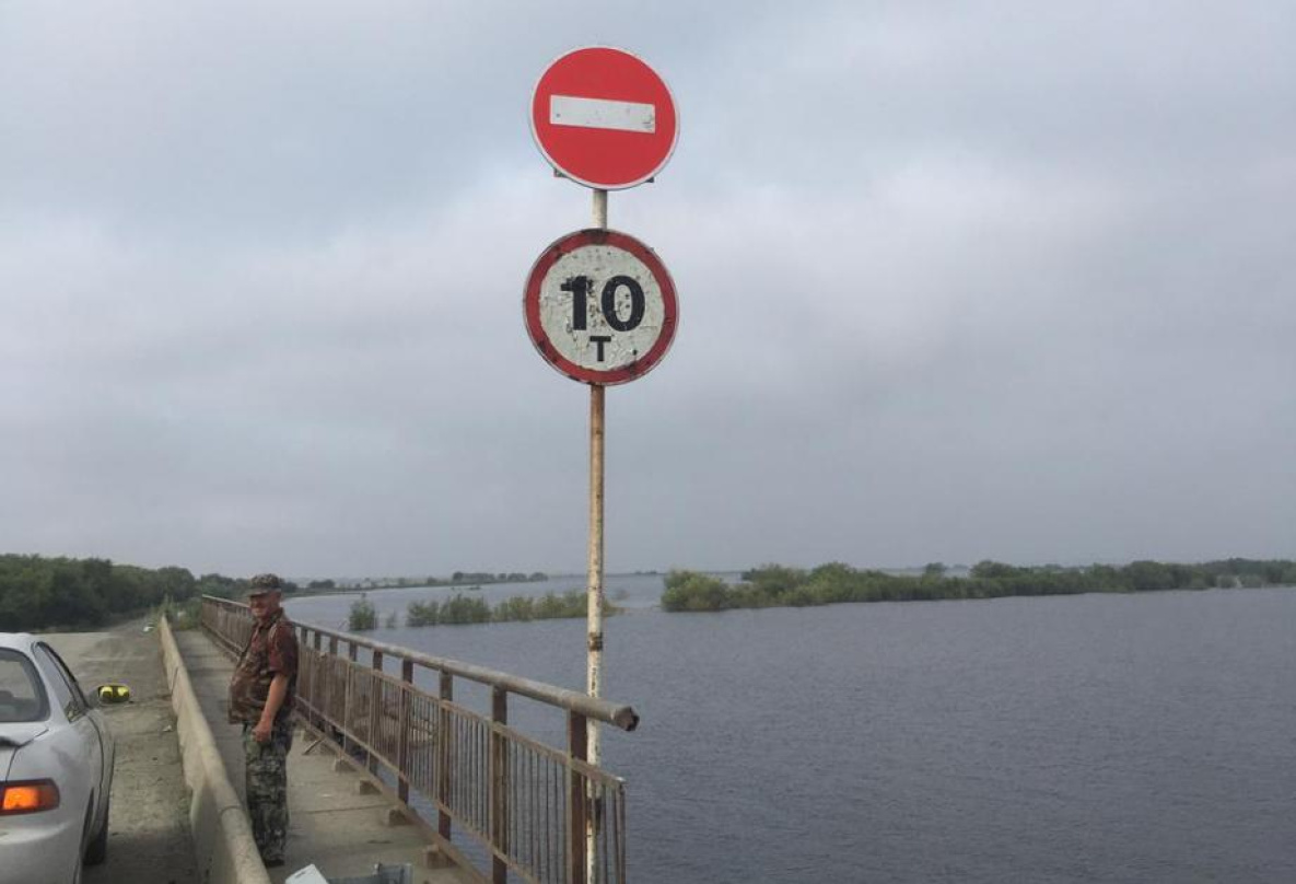 Из-за паводка закрыта дорога в Хабаровском крае