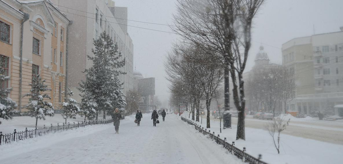 Снежный циклон закрыл паромную переправу и дорогу из Хабаровского края