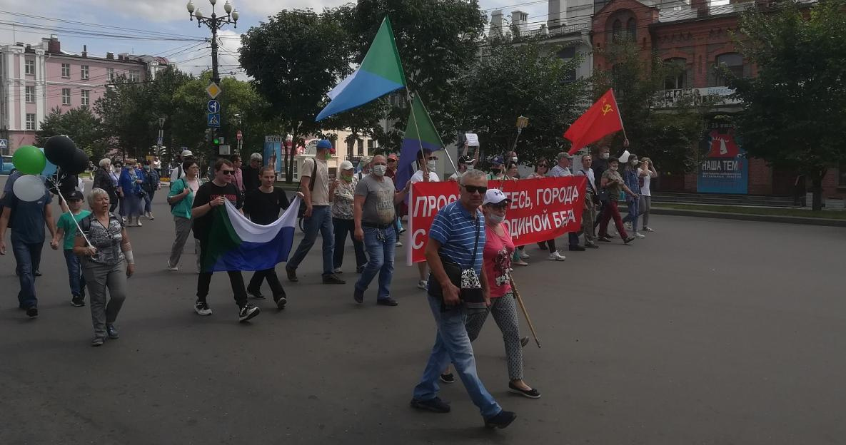 С начала хабаровских массовых акций арестовано 16 активистов